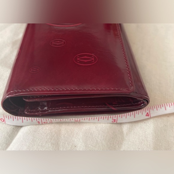 CARTIER PARIS Patent Leather⭐️Happy Birthday⭐️Stunning Zipper-Pull⭐️AuThEnTiC - Picture 16 of 16